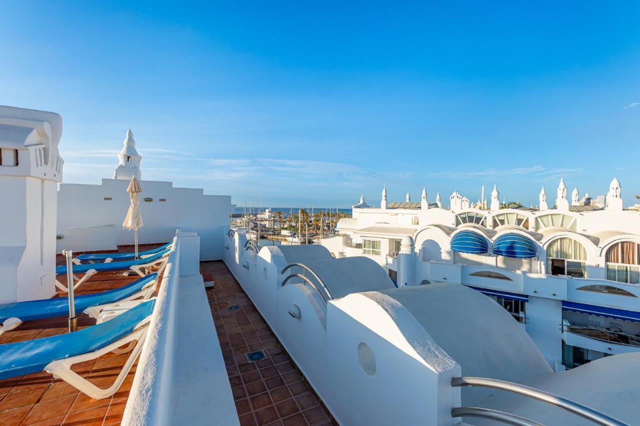Atico Puerto Marina First Island With Sea Views And Rooftop Pool Benalmádena Dış mekan fotoğraf