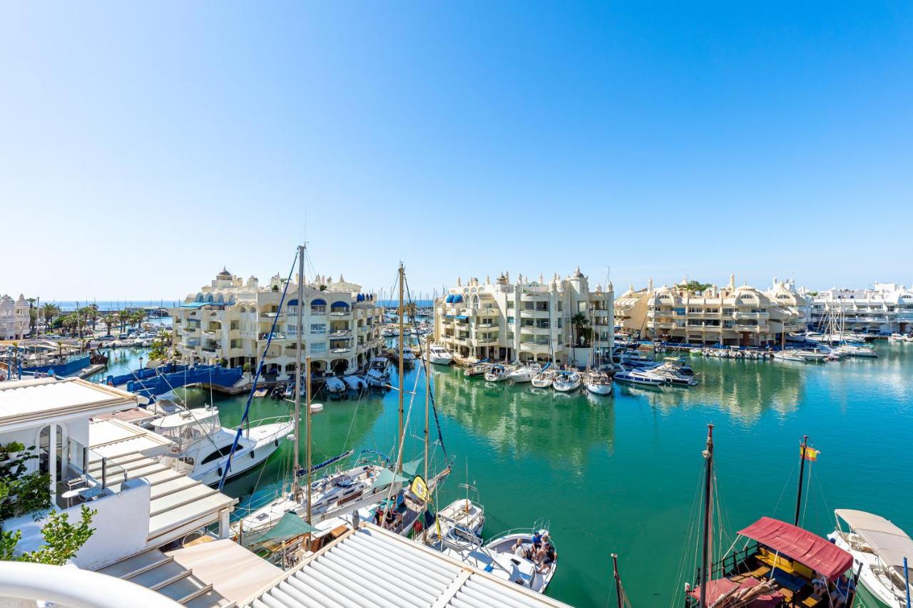 Atico Puerto Marina First Island With Sea Views And Rooftop Pool Benalmádena Dış mekan fotoğraf