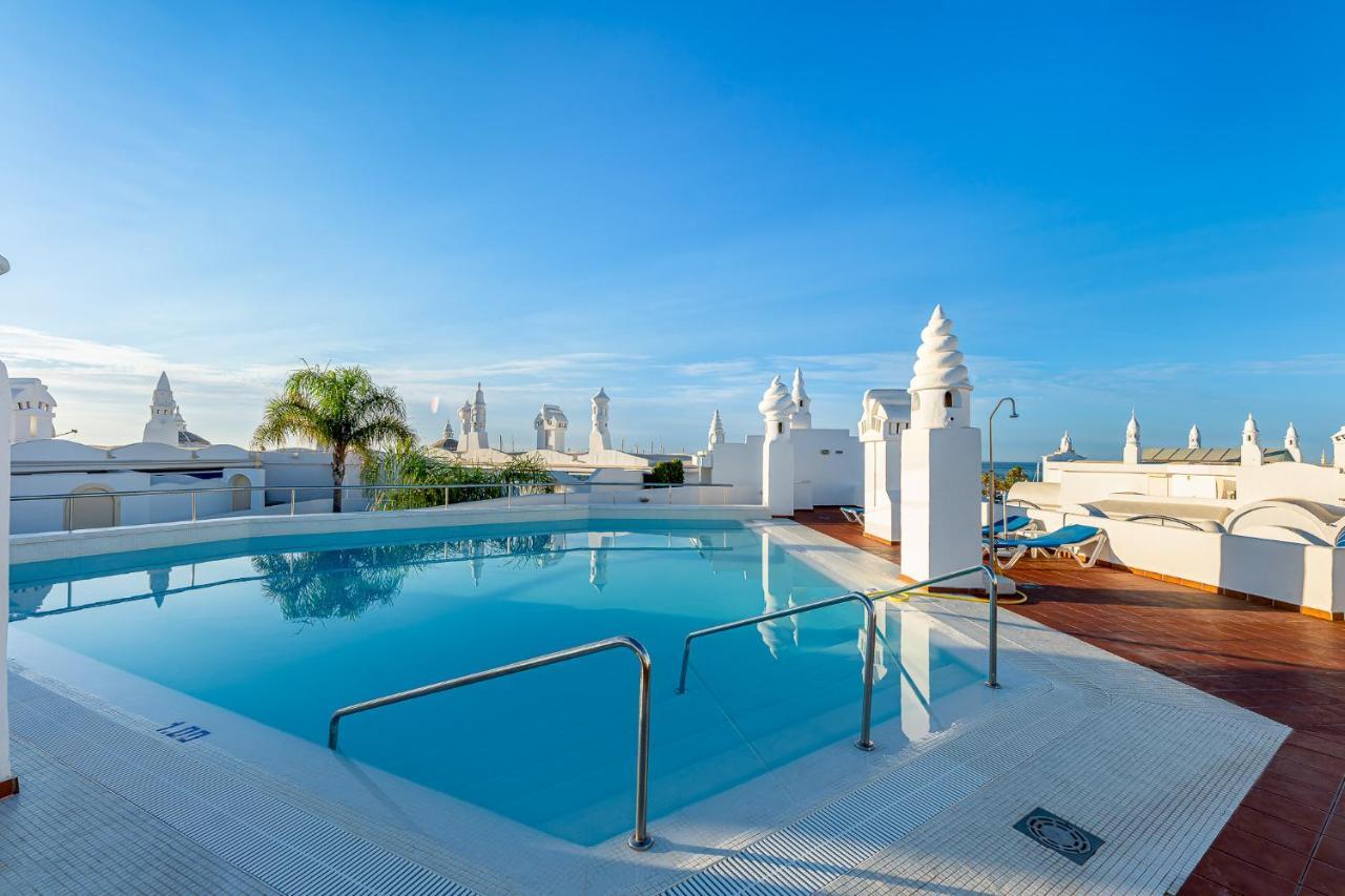 Atico Puerto Marina First Island With Sea Views And Rooftop Pool Benalmádena Dış mekan fotoğraf