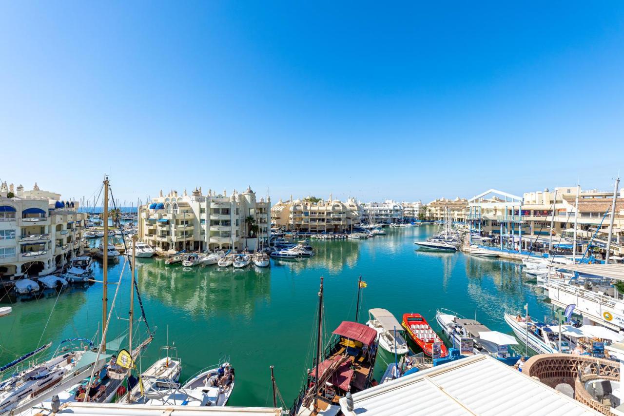 Atico Puerto Marina First Island With Sea Views And Rooftop Pool Benalmádena Dış mekan fotoğraf